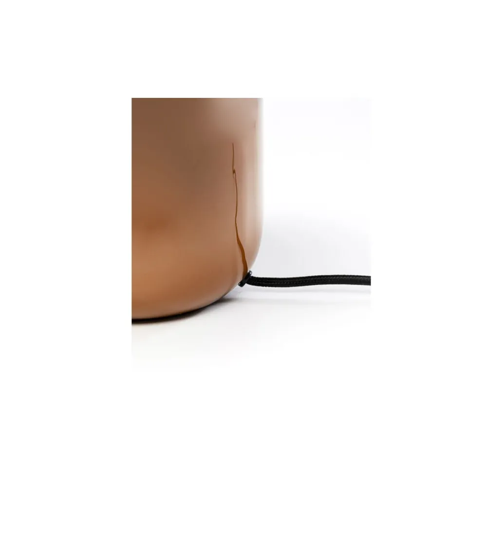 Lampa stołowa MUSHROOM 27 cm brązowa*KDesign Discount