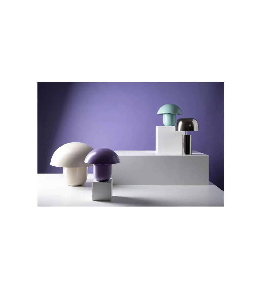 Lampa stołowa MUSHROOM 27 cm mat miętowy*KDesign Discount
