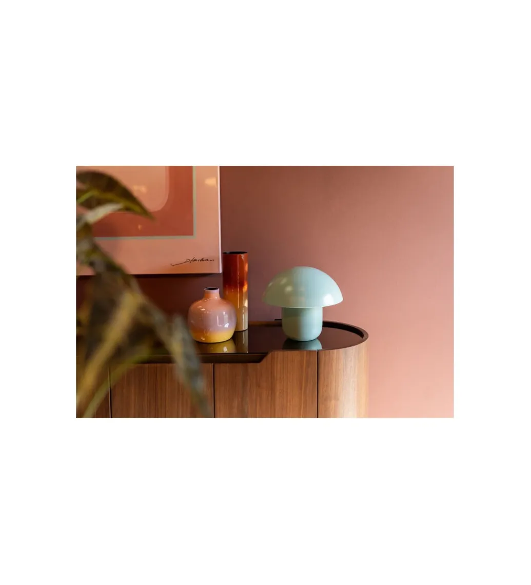 Lampa stołowa MUSHROOM 27 cm mat miętowy*KDesign Discount