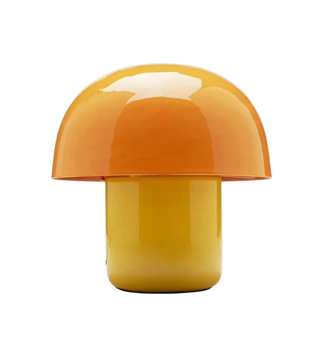 Lampa stołowa MUSHROOM 20 cm żółto pomarańczowa*KDesign Sale