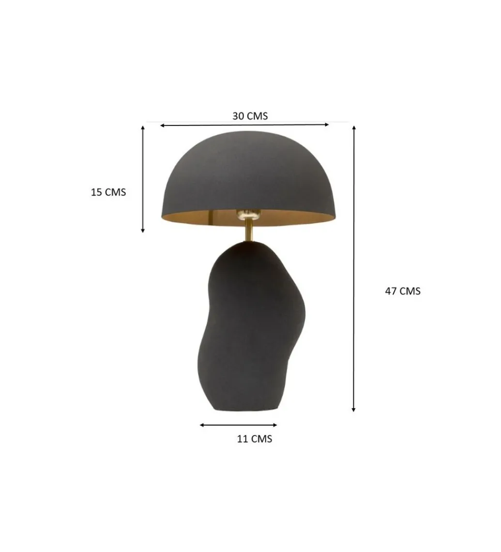 Lampa stołowa NUBE 48 cm czarna*KDesign Online