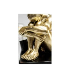Lampa stołowa NUDE MAN HUG 29 cm złota*KDesign Hot
