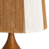 Lampa stołowa OPANEM 47 cm brązowobiała*Zona-Design