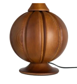 Lampa stołowa OPANEM 47 cm brązowobiała*Zona-Design