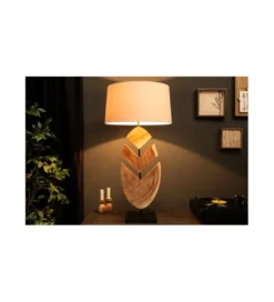 Lampa stołowa OrganicArtwork 91 cm orzech*Invicta Interior Outlet
