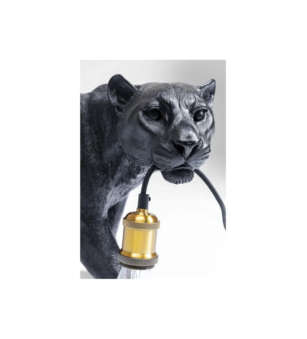 Lampa stołowa PANTERA 40 cm czarna*KDesign Sale