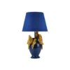 Lampa stołowa PARROT 50 cm niebieska złota*Invicta Interior Best
