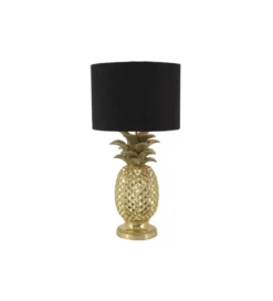 Lampa stołowa PINEAPPLE 50 cm złota czarna*Invicta Interior New