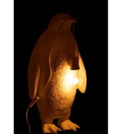 Lampa stołowa Pingwin 59 cm biała*J-Line Outlet