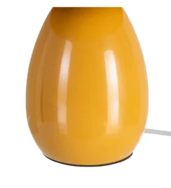 Lampa stołowa POBURNA 25 cm musztardowa*Zona-Design Outlet