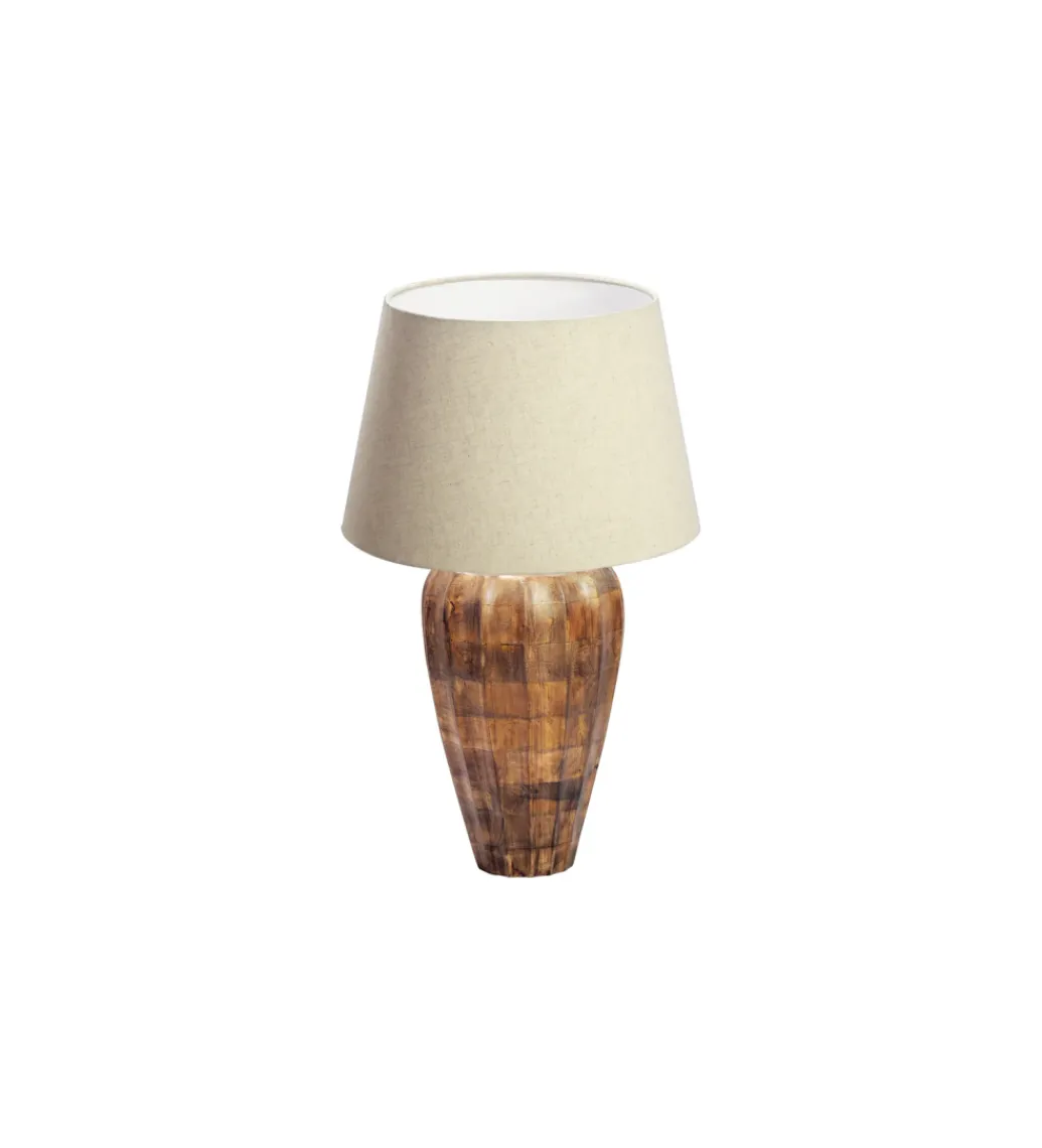 Lampa stołowa PURE NATURE 65 cm drewno mango*Invicta Interior Best