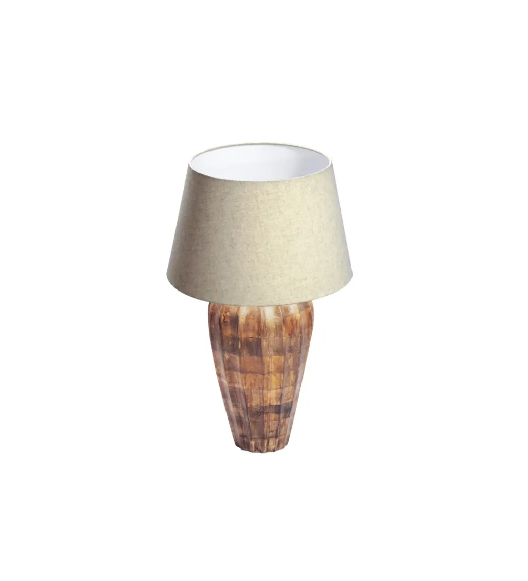 Lampa stołowa PURE NATURE 65 cm drewno mango*Invicta Interior Best