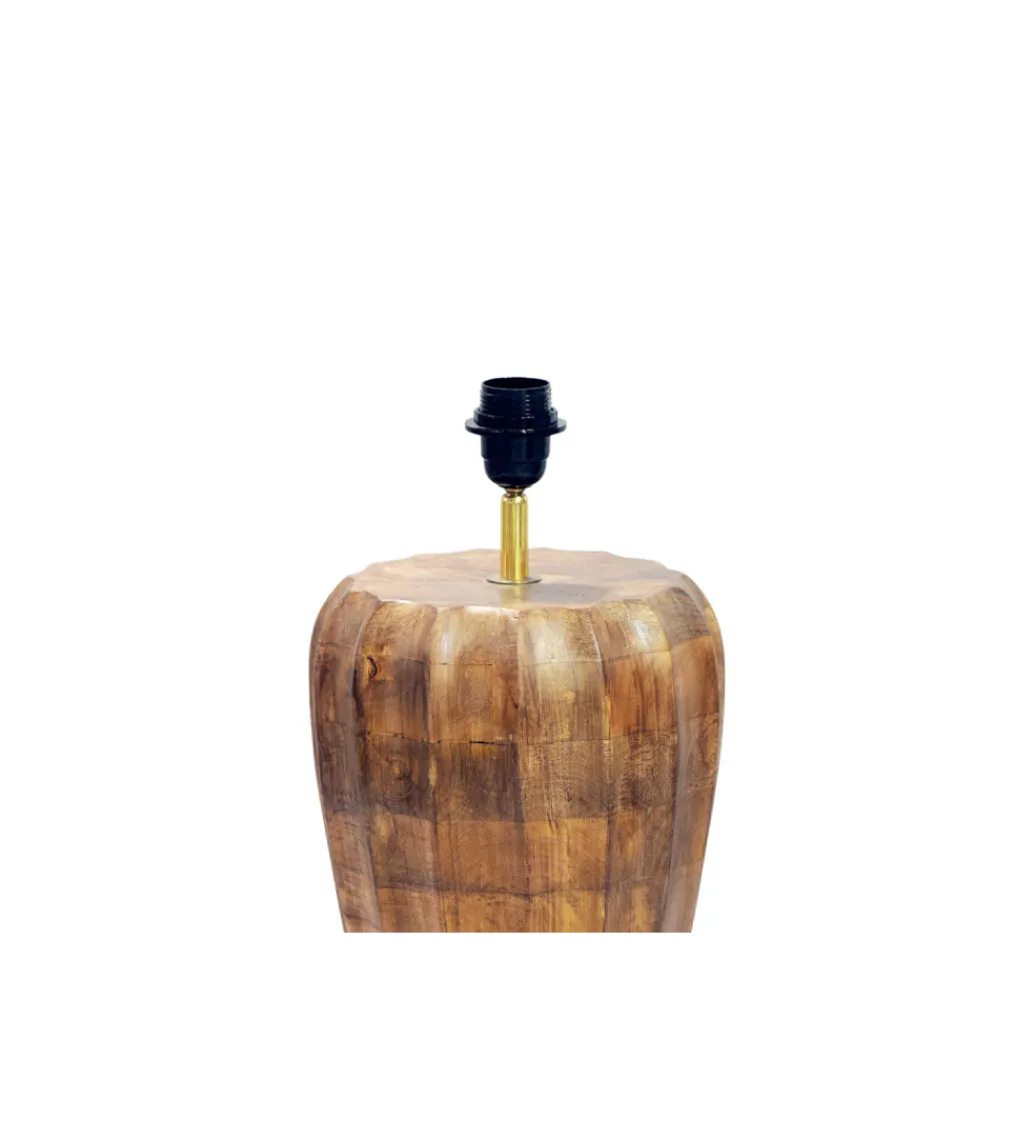 Lampa stołowa PURE NATURE 65 cm drewno mango*Invicta Interior Best