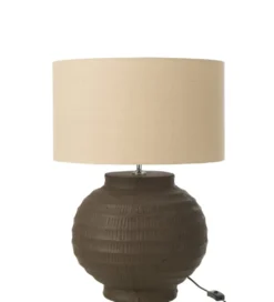 Lampa stołowa RETUL 62 cm terrakota brązowa*J-Line Sale