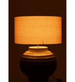 Lampa stołowa RETUL 62 cm terrakota brązowa*J-Line Sale