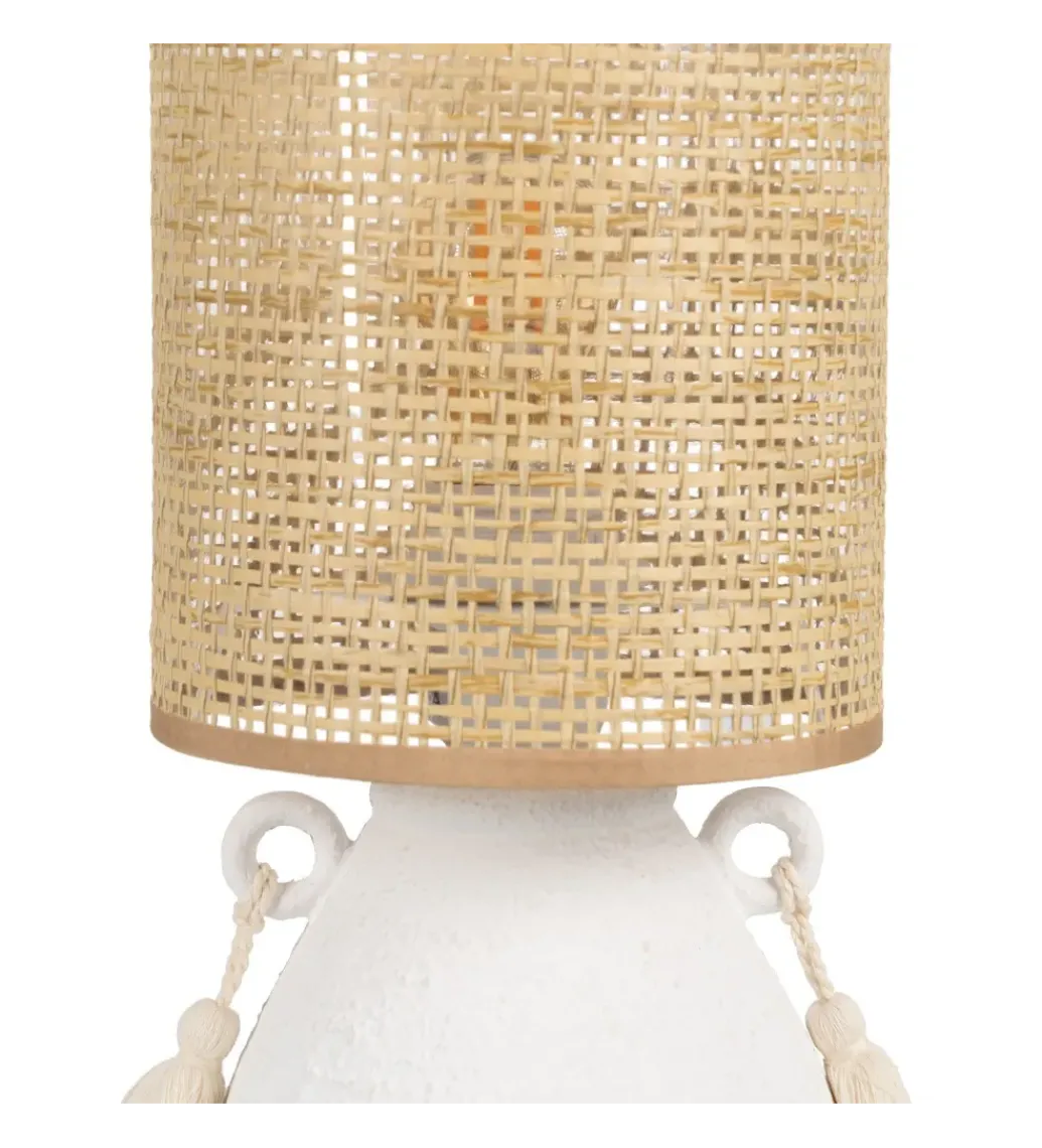 Lampa stołowa REVAN 27 cm ceramika biała*Zona-Design Clearance