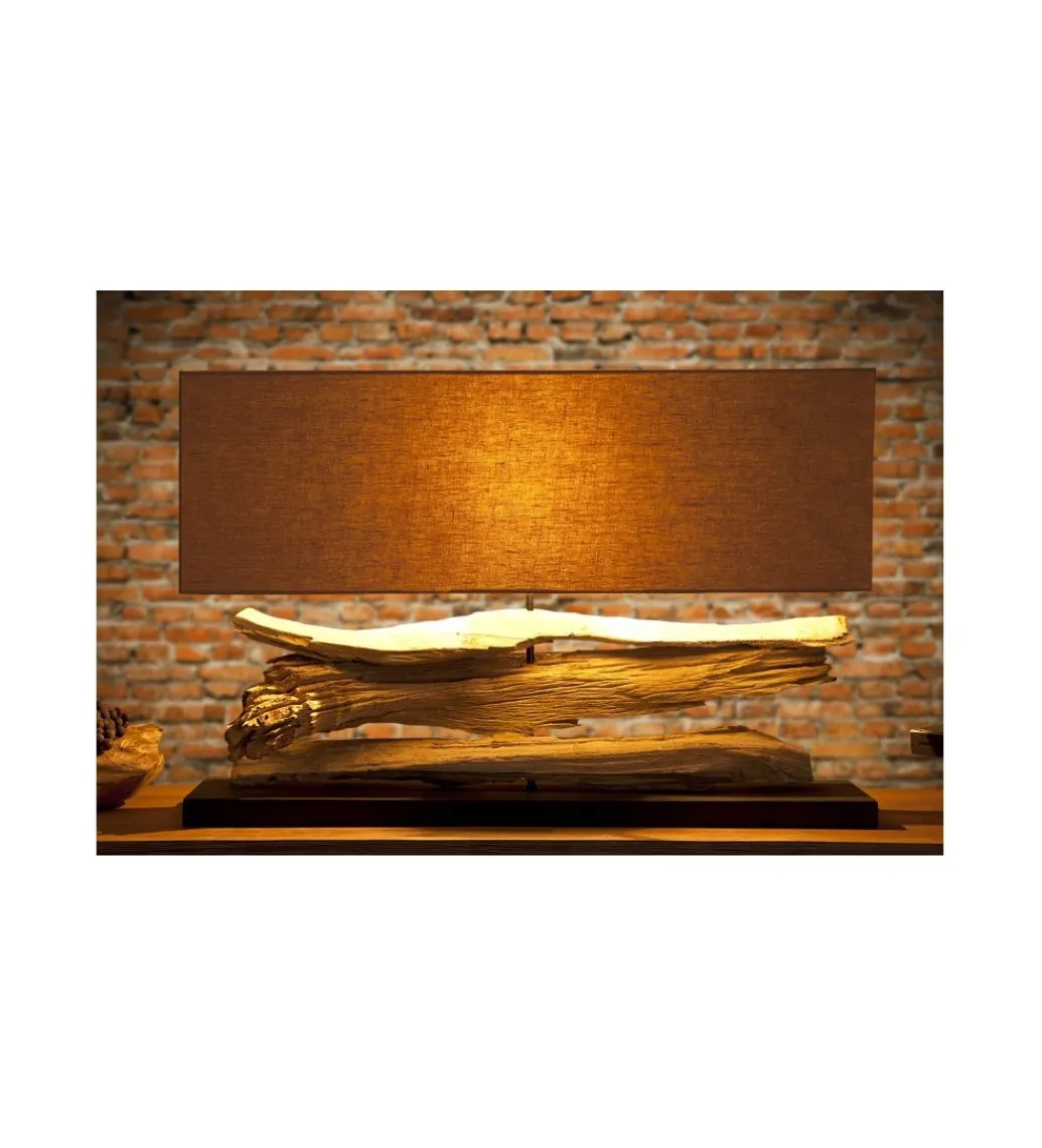 Lampa stołowa Riverine beżowa*Invicta Interior Online