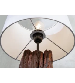 Lampa stołowa ROUSILIQUE 60 cm drewno dryfujące*Invicta Interior Clearance