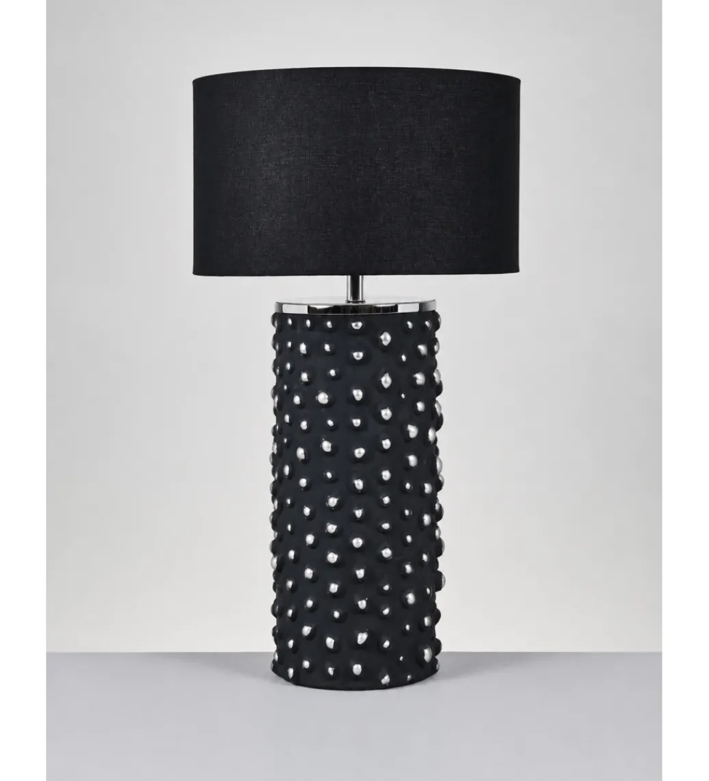 Lampa stołowa SALZBURGO 62 cm czarna*Belda New