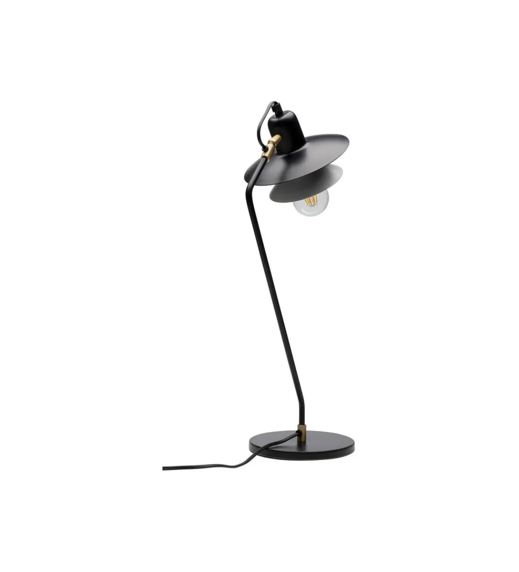 Lampa stołowa SPEAKER 54 cm czarna*KDesign