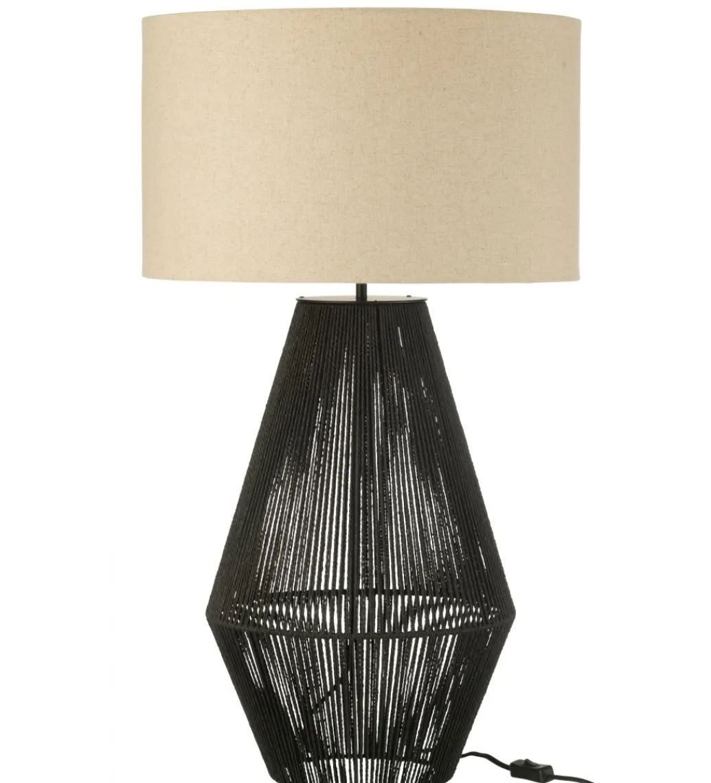 Lampa stołowa STRIING 78 cm czarna*J-Line