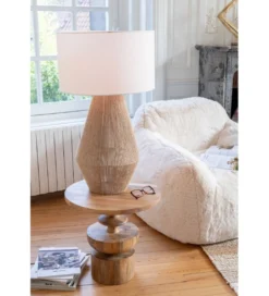 Lampa stołowa STRIING 78 cm naturalna*J-Line Sale