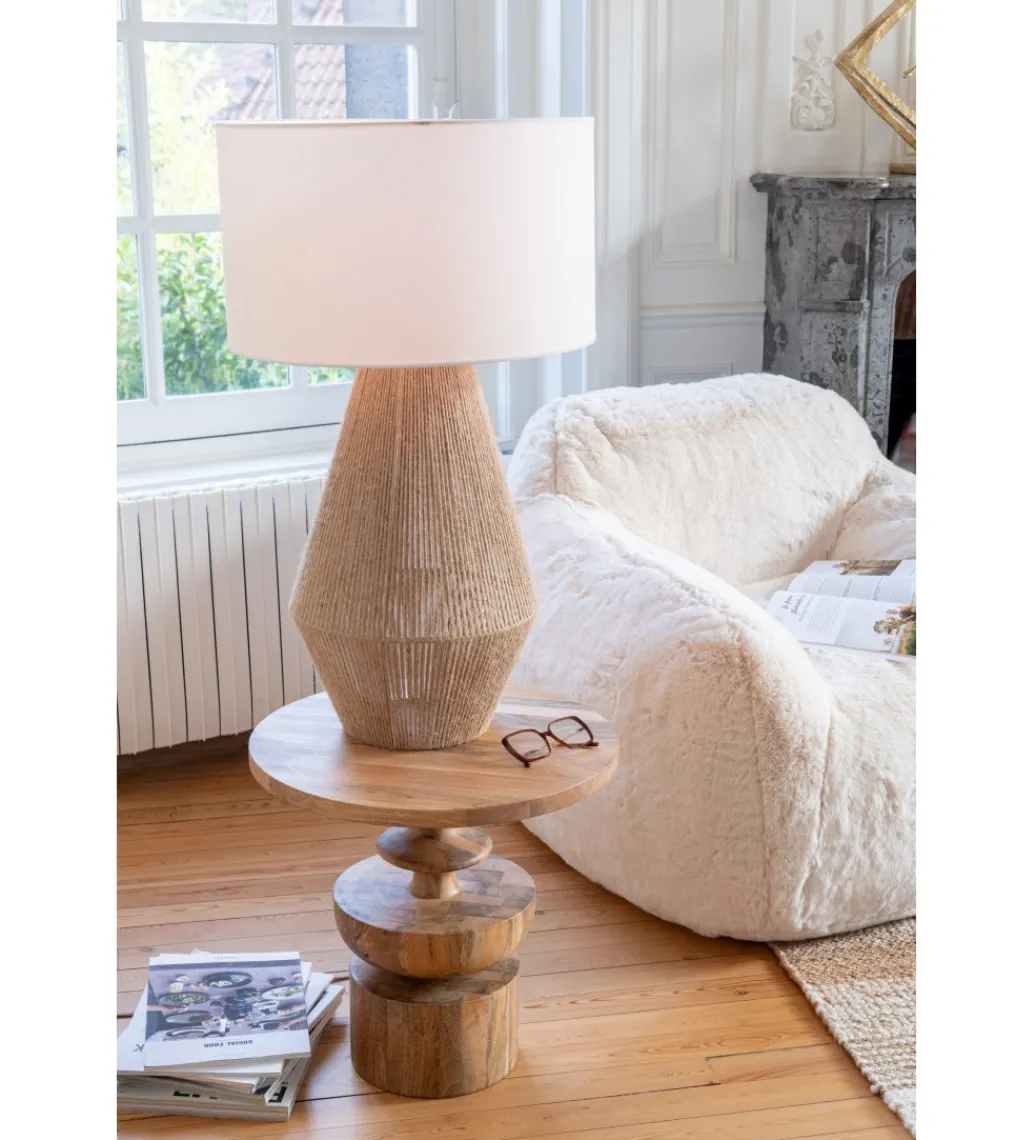 Lampa stołowa STRIING 78 cm naturalna*J-Line Sale