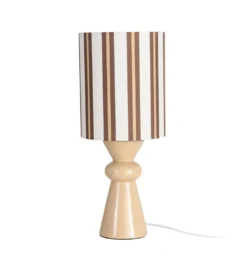 Lampa stołowa STRIPENMA 43 cm beżowa kremowa*Zona-Design Hot