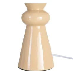 Lampa stołowa STRIPENMA 43 cm beżowa kremowa*Zona-Design Hot