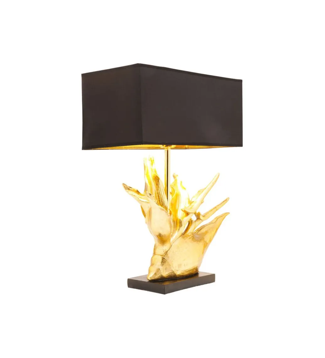Lampa stołowa TROPICAL 65 cm złota*KDesign Discount