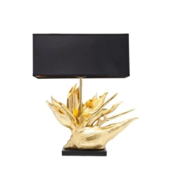 Lampa stołowa TROPICAL 65 cm złota*KDesign Discount