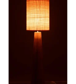 Lampa stołowa UMBRELLA 100 cm drewno ailantus naturalna*J-Line Discount