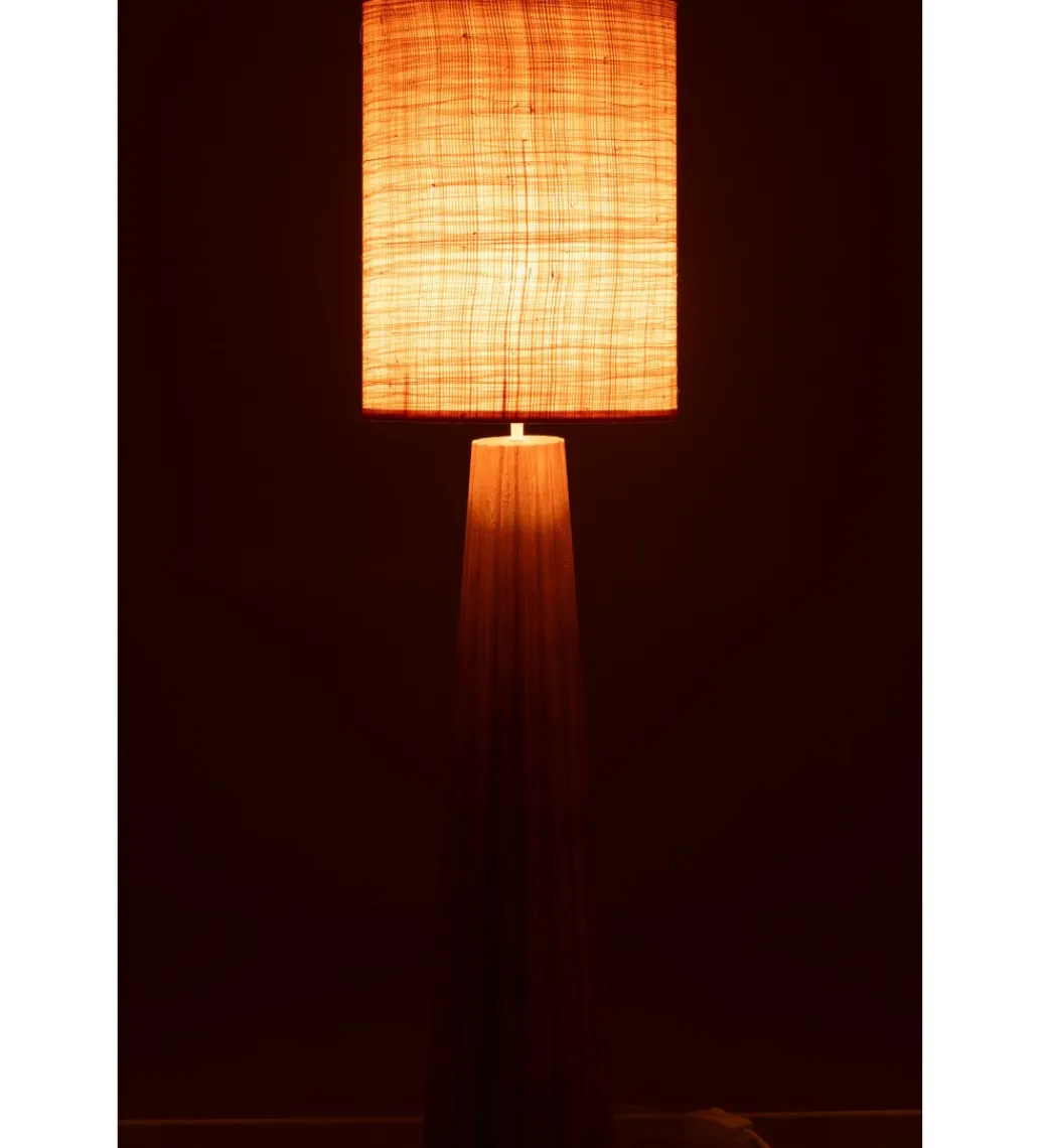 Lampa stołowa UMBRELLA 100 cm drewno ailantus naturalna*J-Line Discount