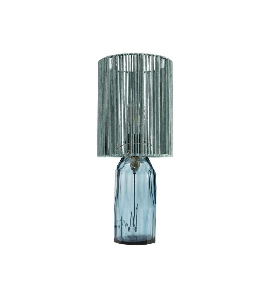 Lampa stołowa VECCHIO 42 cm niebieska*KDesign Clearance