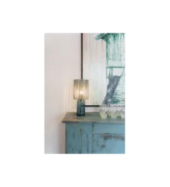 Lampa stołowa VECCHIO 42 cm niebieska*KDesign Clearance
