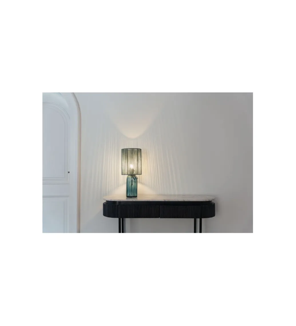 Lampa stołowa VECCHIO 42 cm niebieska*KDesign Clearance