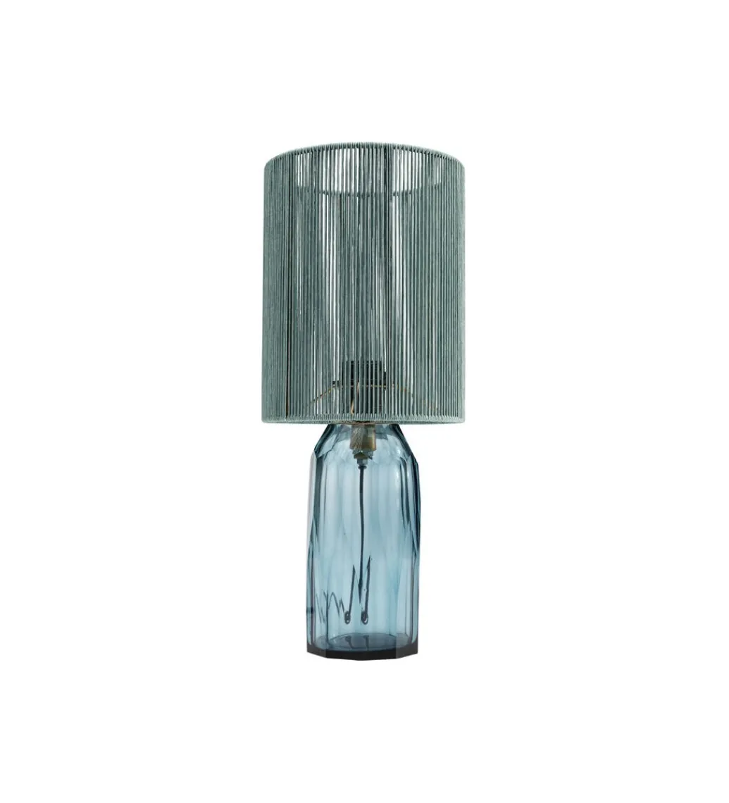 Lampa stołowa VECCHIO 42 cm niebieska*KDesign Clearance