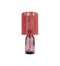 Lampa stołowa VECCHIO 42 cm różowa*KDesign Best