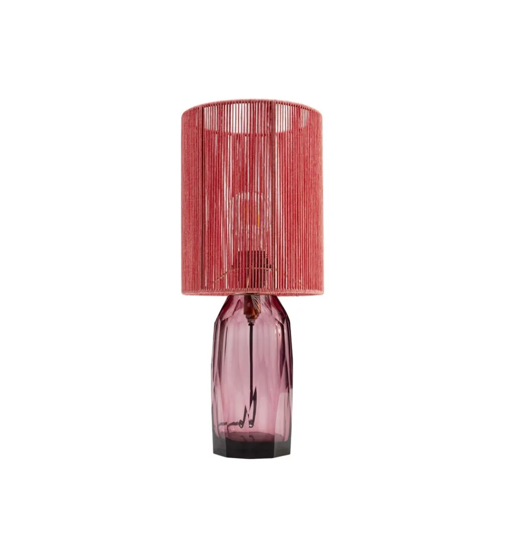 Lampa stołowa VECCHIO 42 cm różowa*KDesign Best