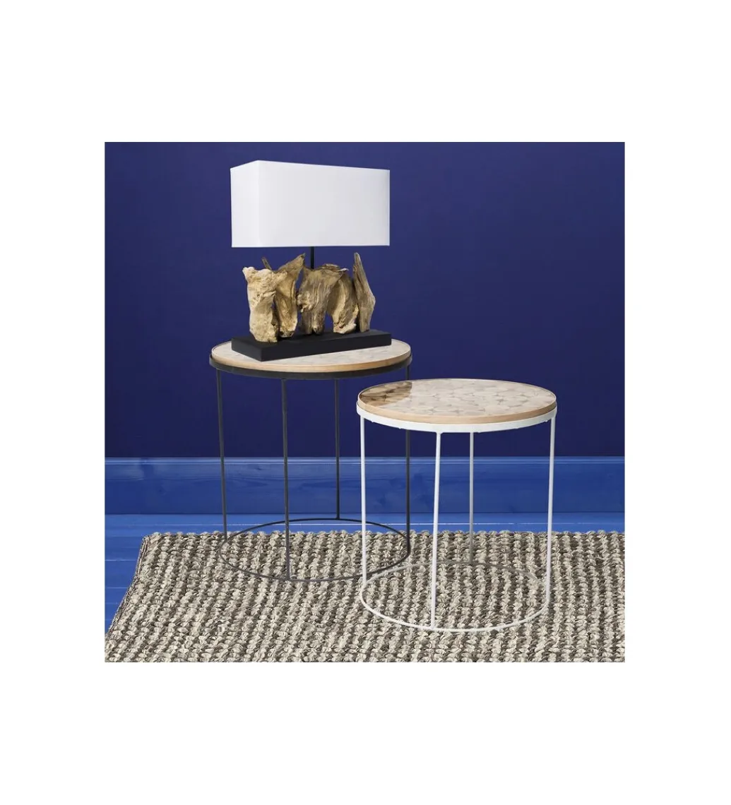 Lampa stołowa VERTICAL 43 cm naturalna*KDesign