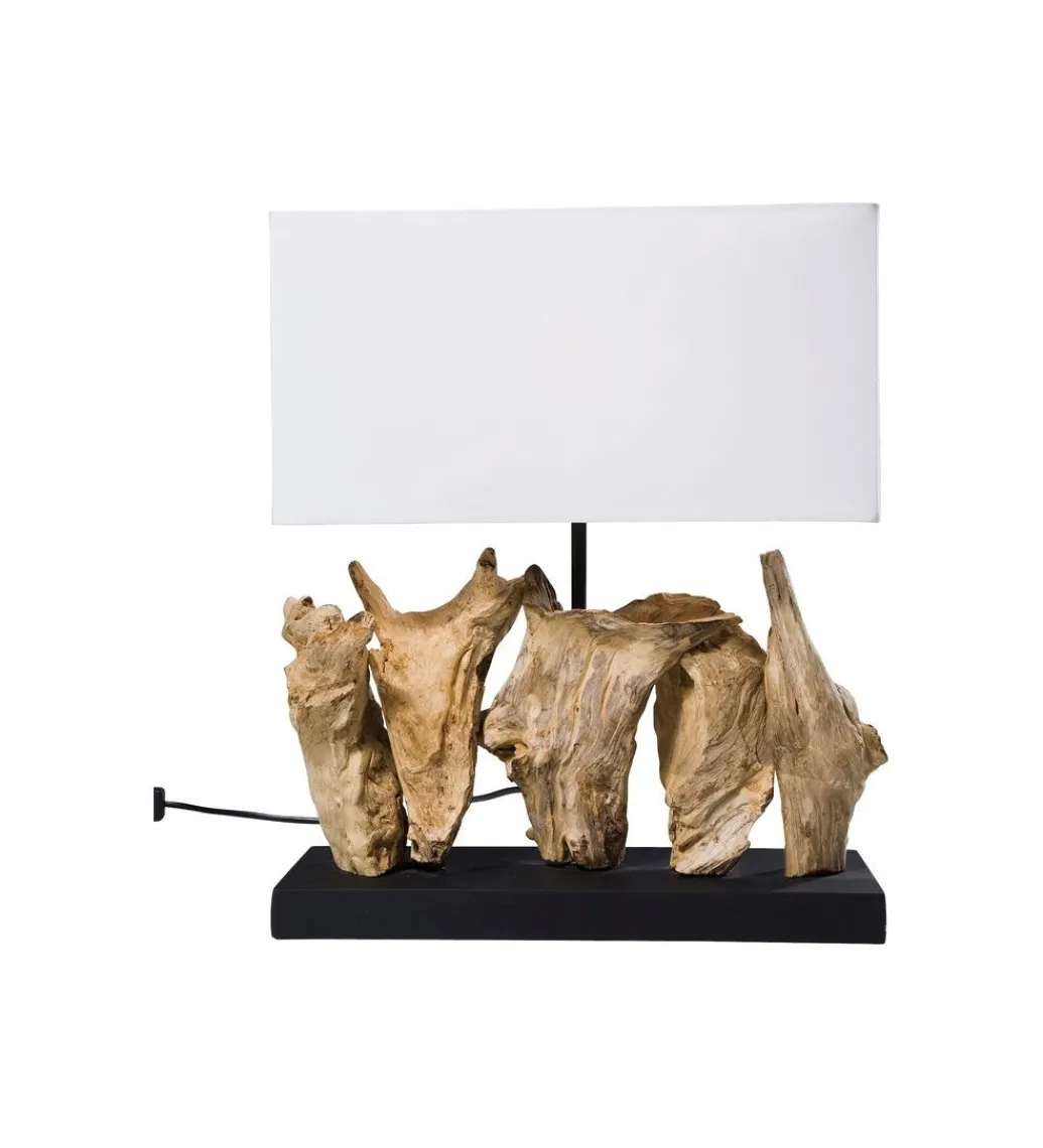 Lampa stołowa VERTICAL 43 cm naturalna*KDesign