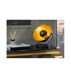 Lampa Studio 40cm Czarno Złota*Invicta Interior Online