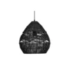 Lampa wisząca ADELAIDE 35 cm czarna*WOOOD Outlet