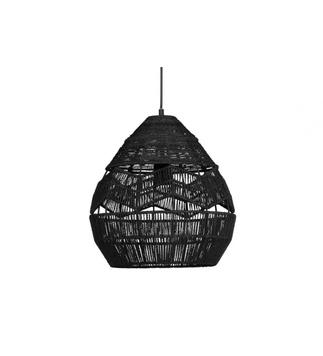Lampa wisząca ADELAIDE 35 cm czarna*WOOOD Outlet