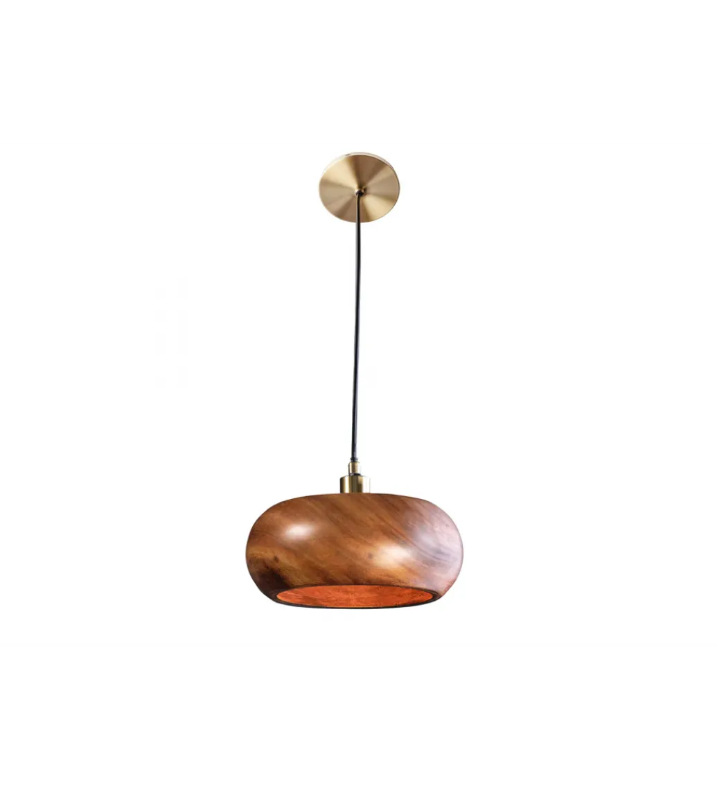 Lampa wisząca ALVA 25 cm drewno akacja*Invicta Interior - przedsprzedaż Discount