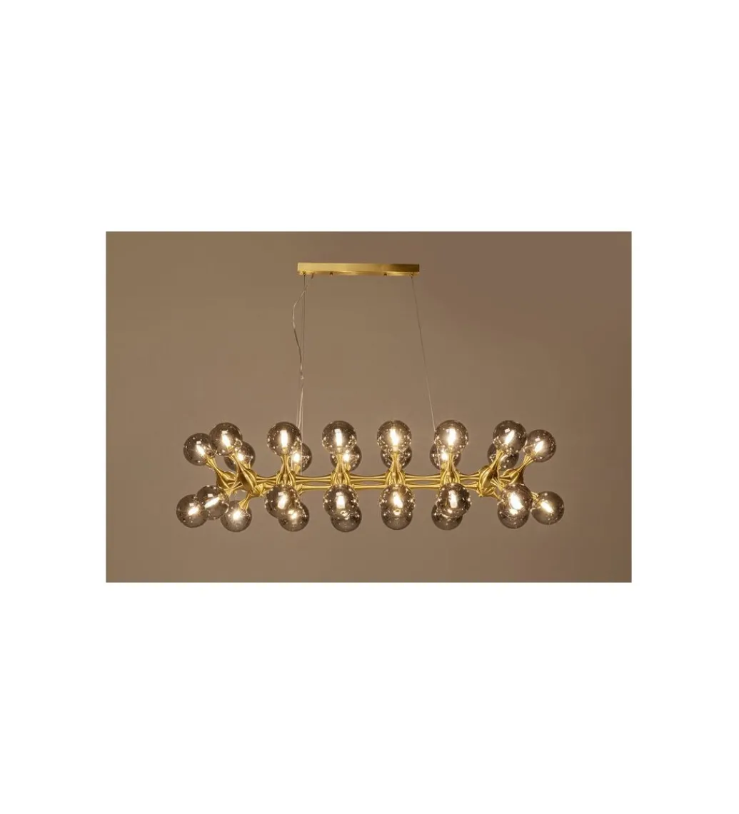 Lampa wisząca ATOMIC BALLS 140 cm złota*KDesign Clearance