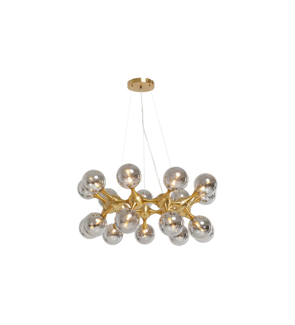 Lampa wisząca ATOMIC BALLS 74 cm złota*KDesign New
