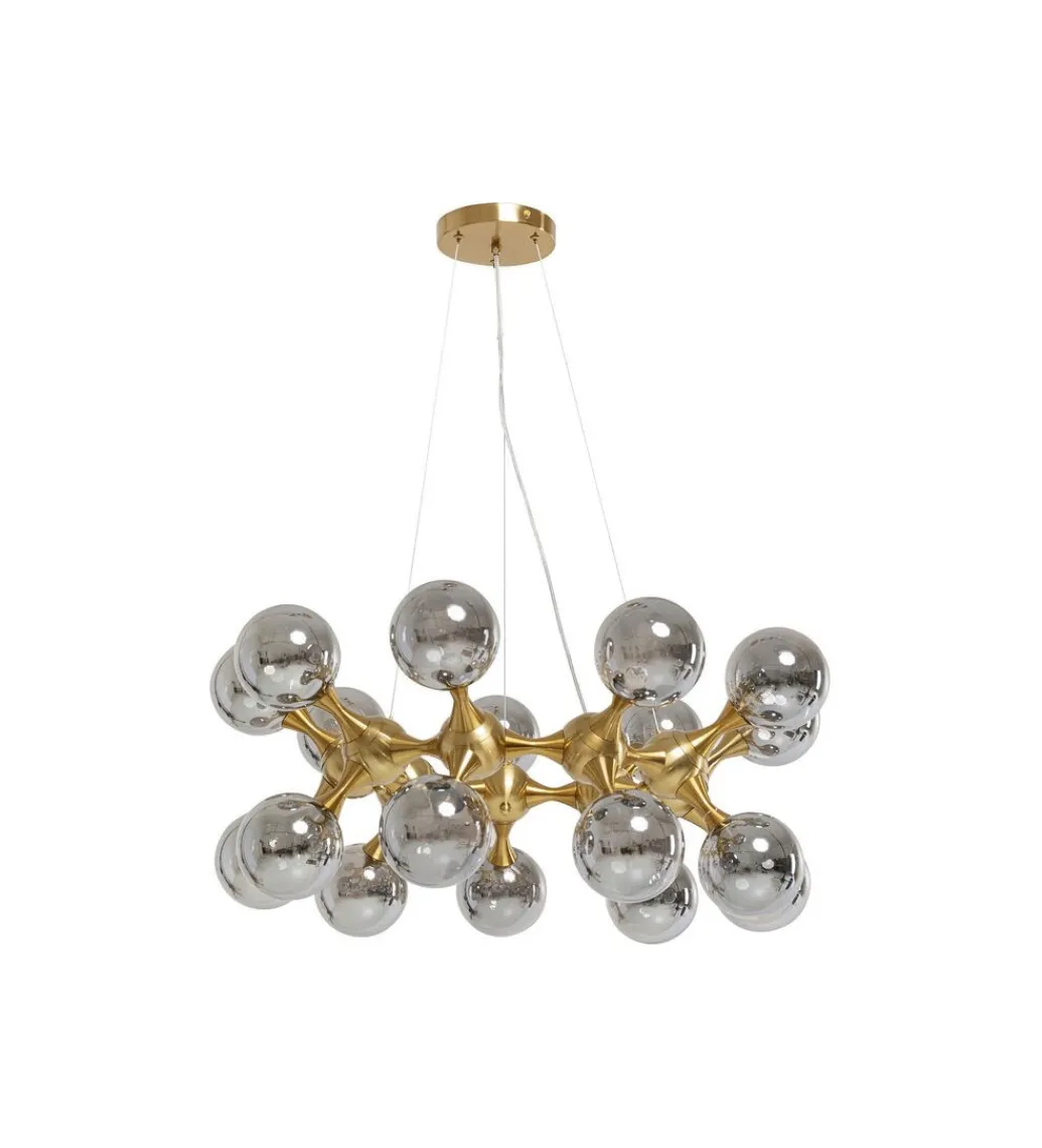 Lampa wisząca ATOMIC BALLS 74 cm złota*KDesign New