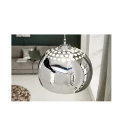 Lampa wisząca Ball Light Chrom 35 cm srebrna*Invicta Interior Clearance