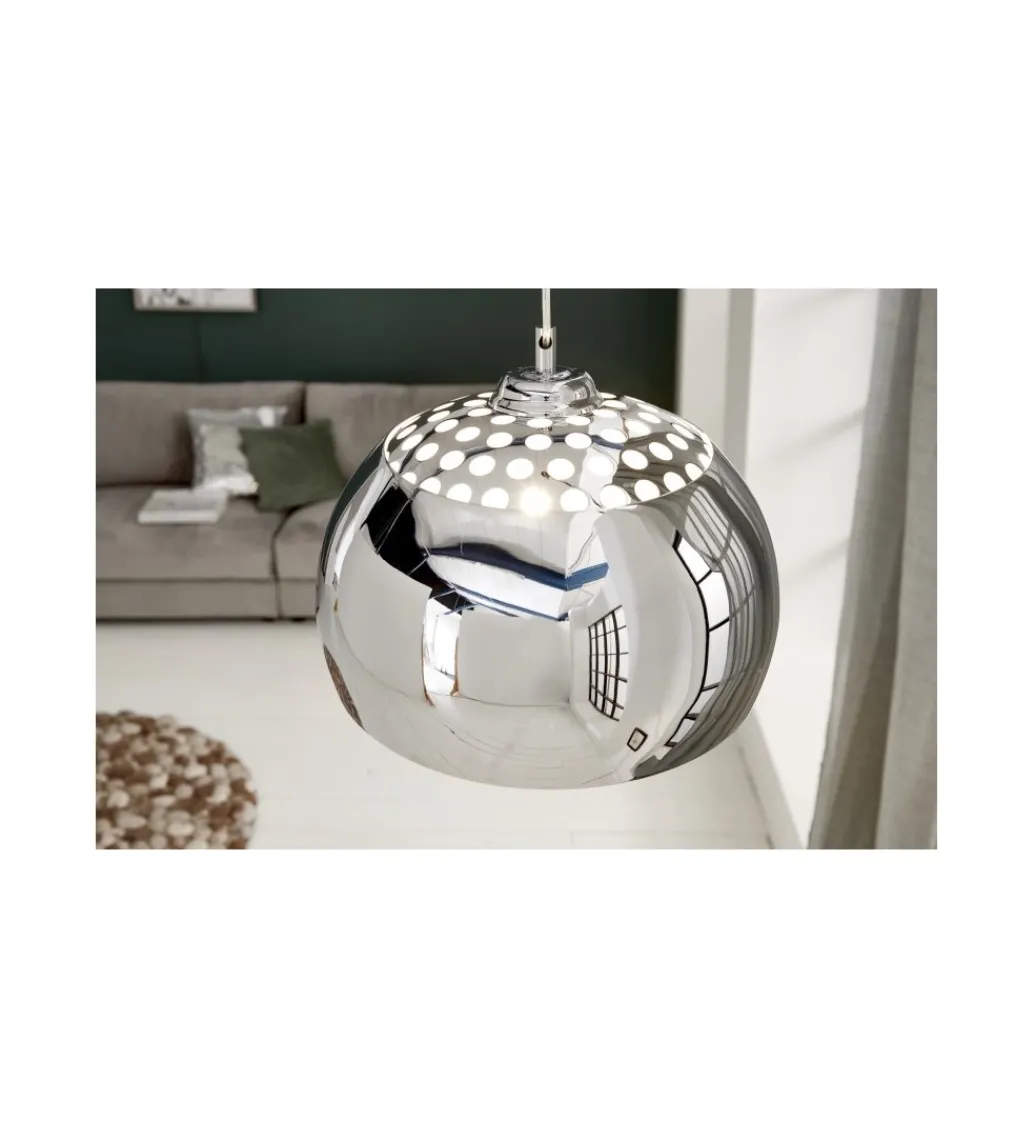 Lampa wisząca Ball Light Chrom 35 cm srebrna*Invicta Interior Clearance